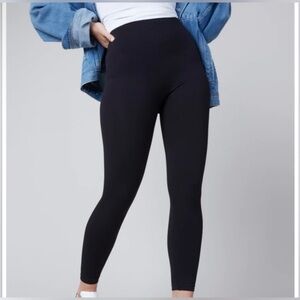 Spanx NWT High Waist Very Black Ecocare Ankle Legging Fall Winter Size XL